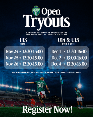 York United FC Academy Tryouts