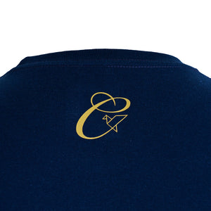 Crane Apparel Long Sleeve Logo Tee - Gold Edition