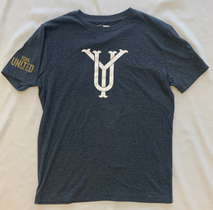 York United Lettermark New Era Grey Shirt