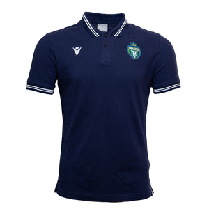 York United Macron Adult 2022 Cotton Polo - Navy
