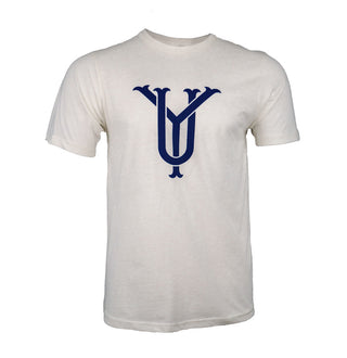 YU Lettermark Off-White T-Shirt - Campus Crew